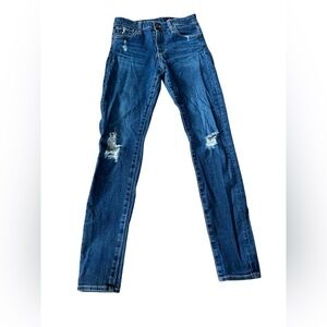 Adriano Goldschmied The Farrah High Rise Skinny Ankle Jeans Size 24R